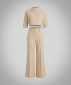 Tailored Autumn Pants Set Women