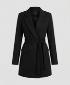 Elegant Black Blazer Dress Women