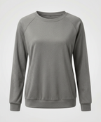 Comfortable Round Neck Sweatshirt Women