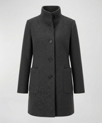 Elegant Vintage Wool Coat Women