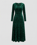 Figure-flattering Flared Dress