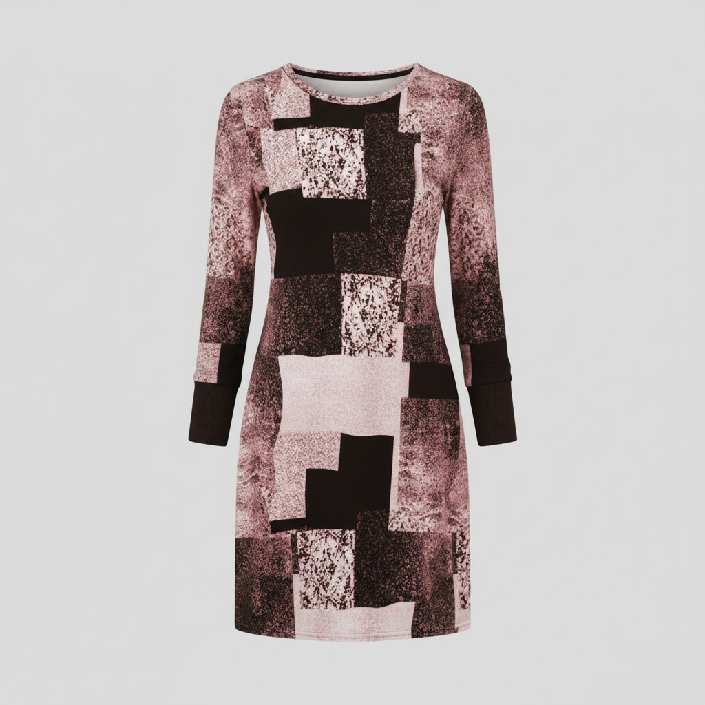 Women's Knit Dress Geometric