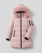 Windproof Ladies Puffer Coat Warm