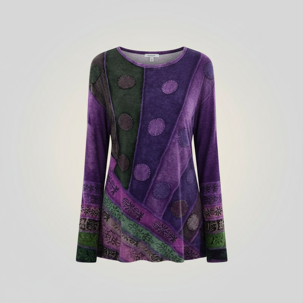 Colorful Vintage Tunic Women