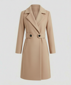 Slim Wool Coat Women Winter