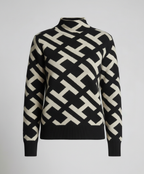 Comfortable Geometric Sweater Women