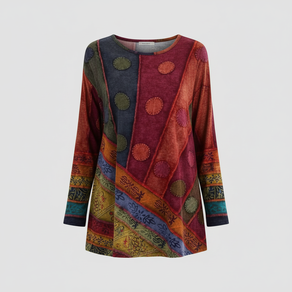 Colorful Vintage Tunic Women