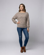 Relaxed Batwing Sleeve Women's Blouse