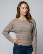 Relaxed Batwing Sleeve Women's Blouse