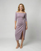 Shiny Evening Dress Women Elegant