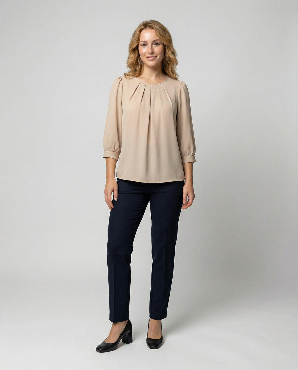 Elegant Satin Blouse Women