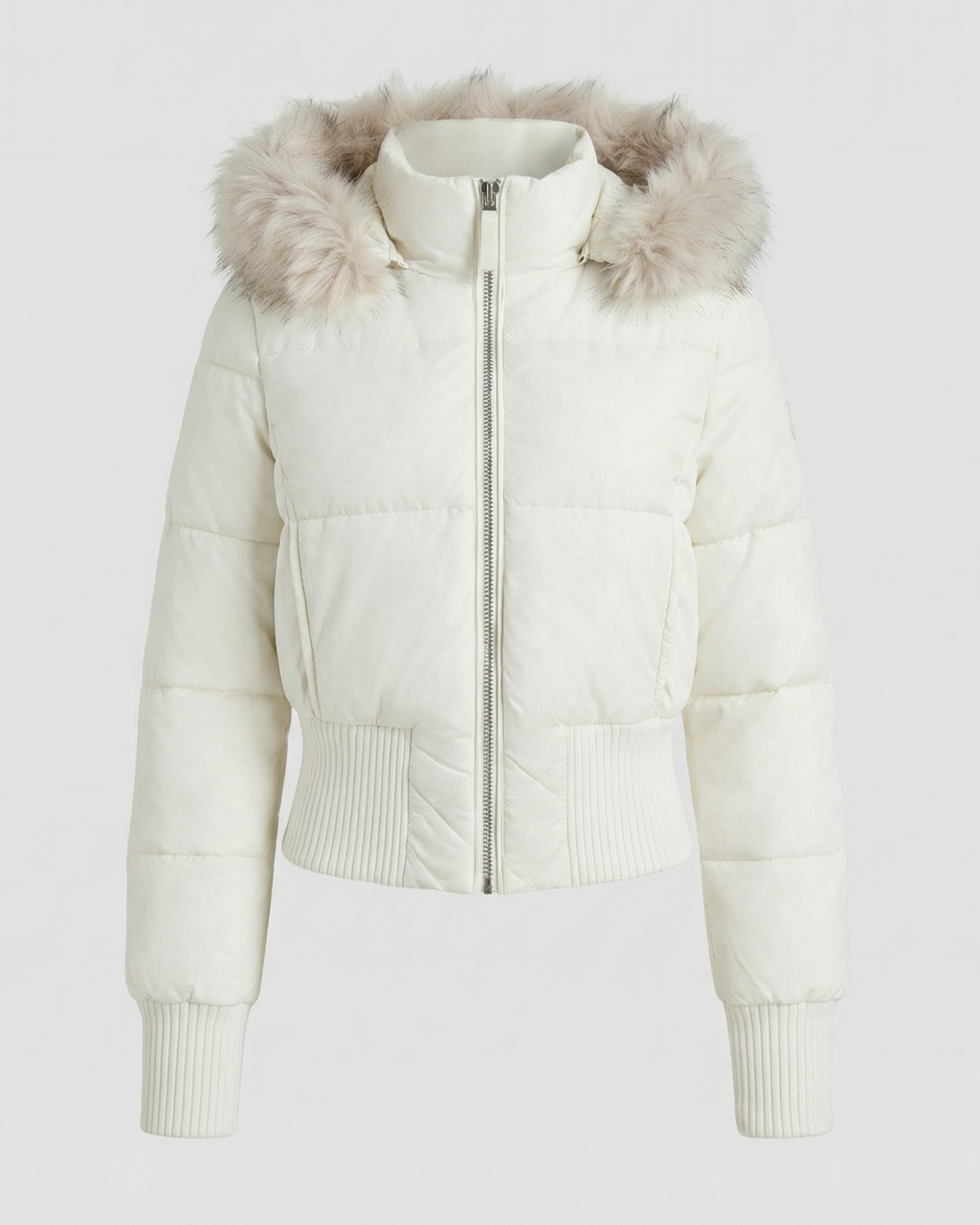 Cropped Padded Winter Jacket