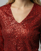 Glitter Sequins Top Women