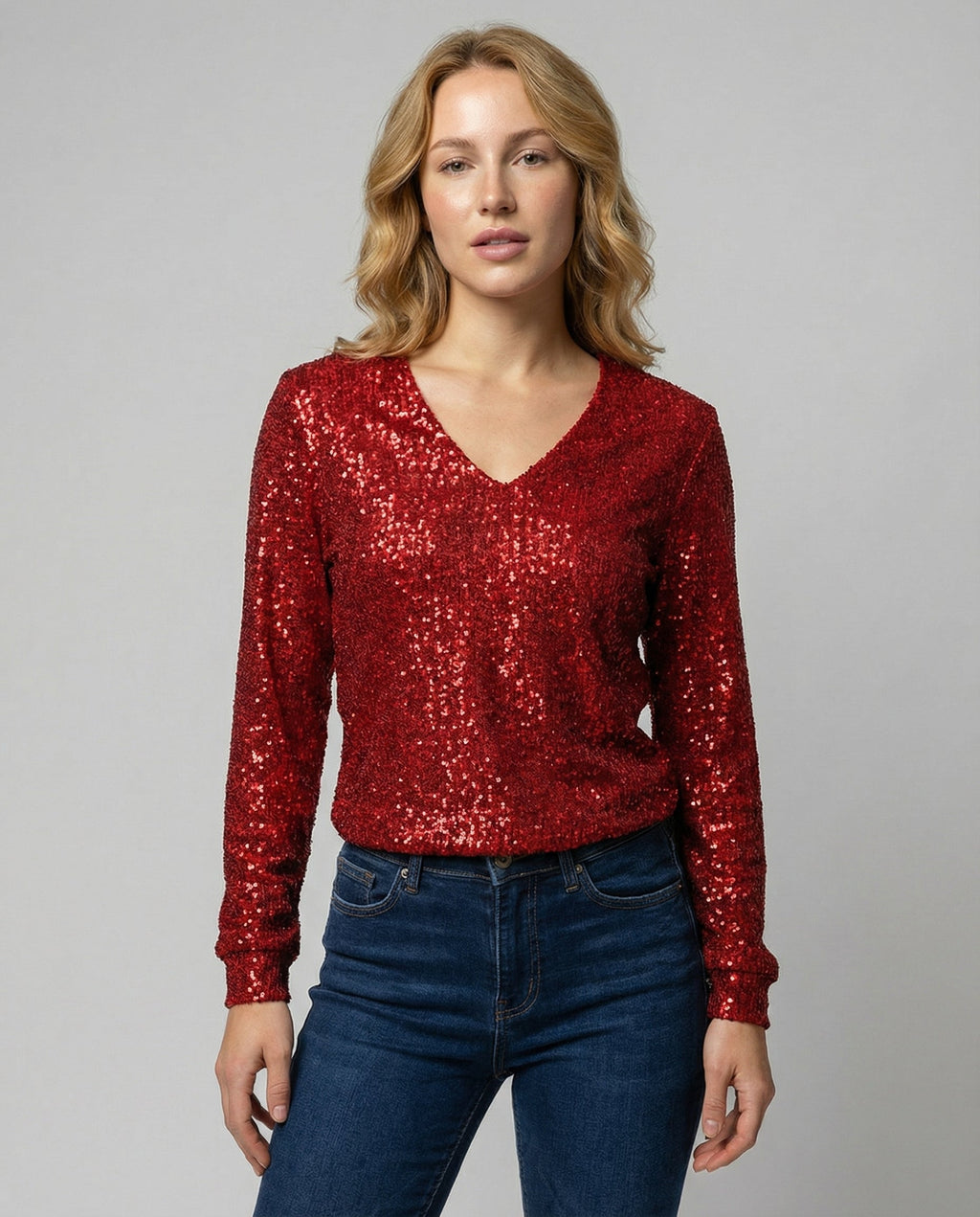 Glitter Sequins Top Women
