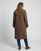 Women Boucle Coat Elegant