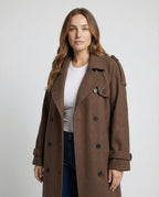 Women Boucle Coat Elegant