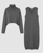 Elegant Jersey Midi Dress Women