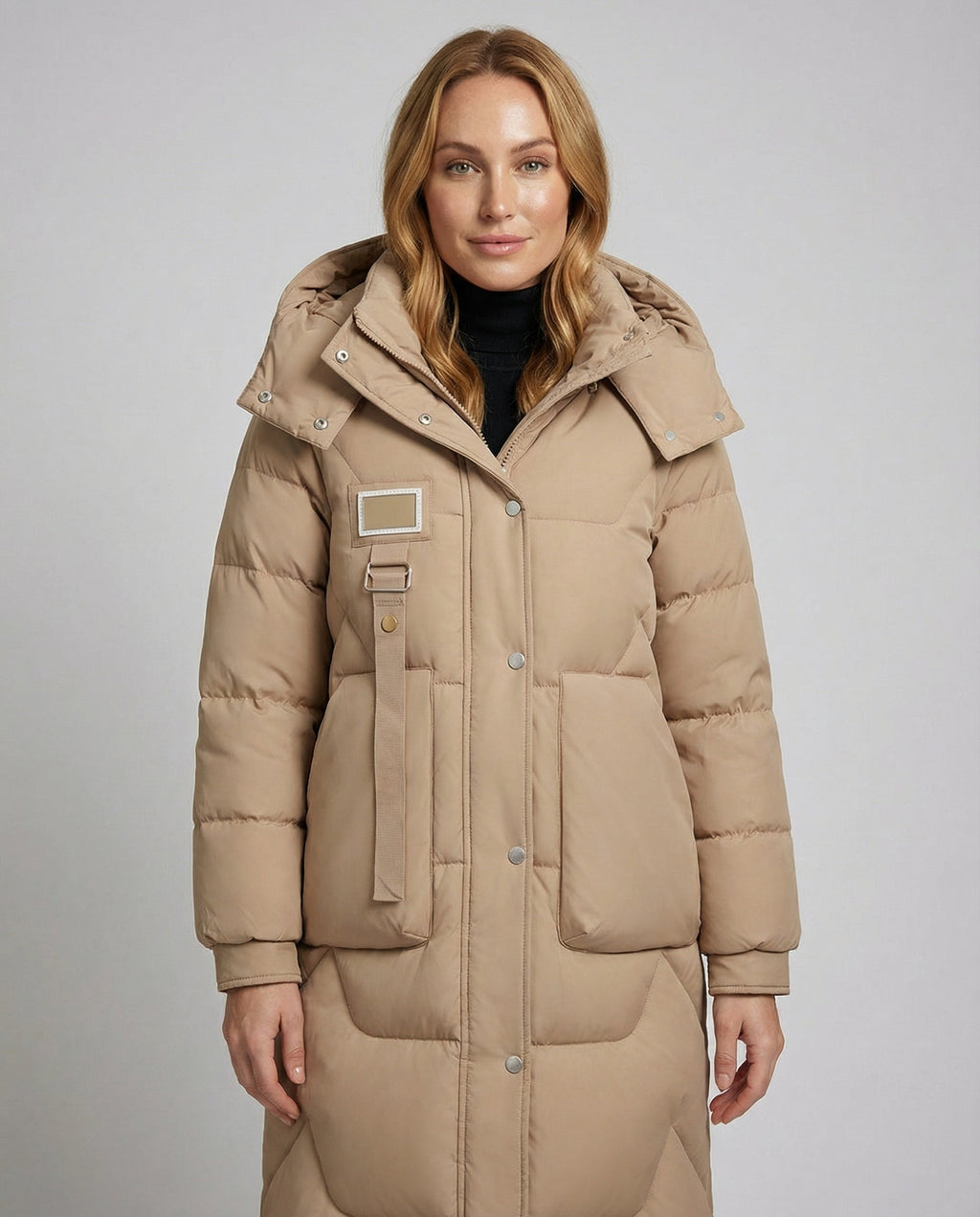 Winter coat women hood