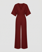 Casual Wide Leg Jumpsuit Women