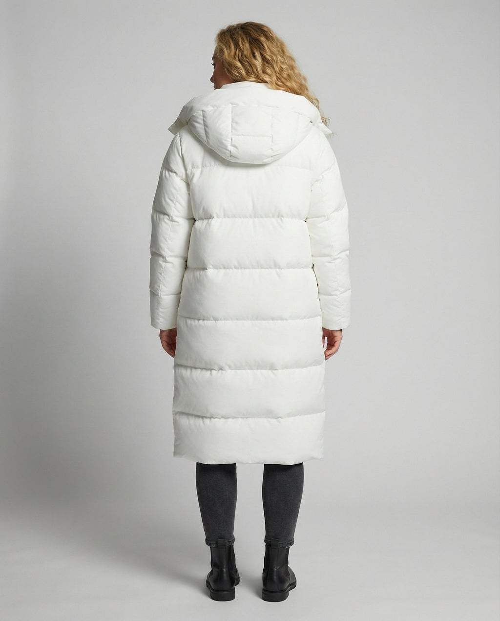 Longer Plus Size Down Coat