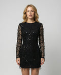 Elegant Fringe Sequin Dress Women