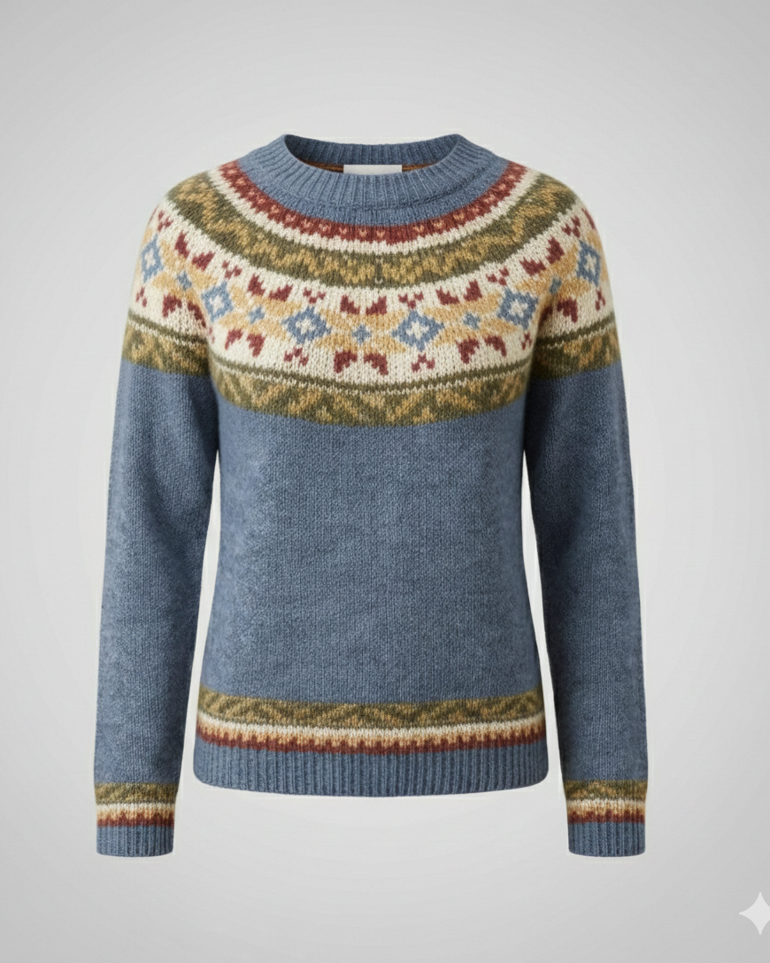Stylish Norwegian sweater women