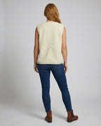 Women's Vest Button Closure