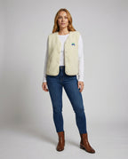 Women's Vest Button Closure