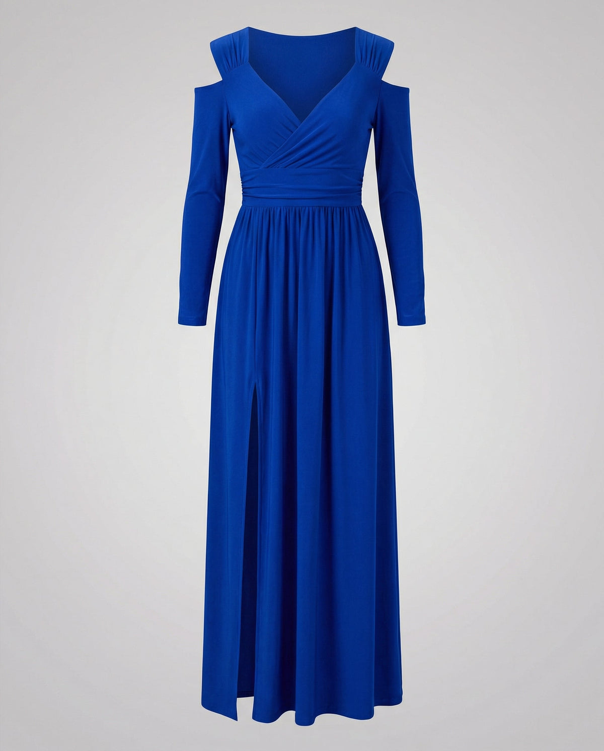 Elegant Split Evening Maxi Dress