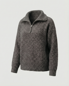 Ladies Zipper Sweater