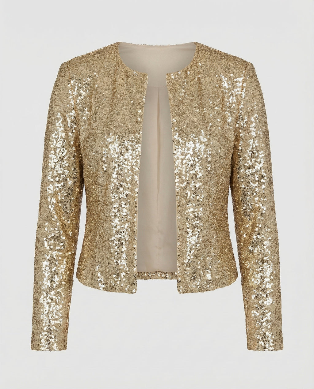 Elegant Glitter Jacket Women's Evening