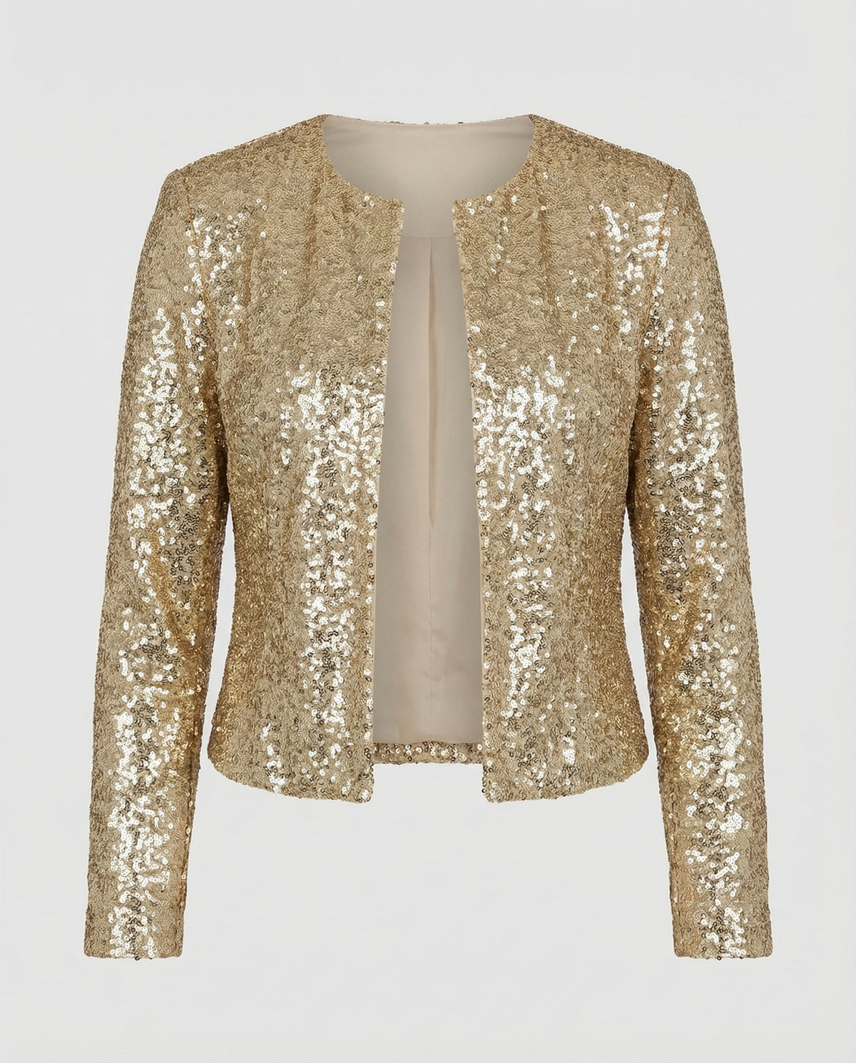 Elegant Glitter Jacket Women's Evening