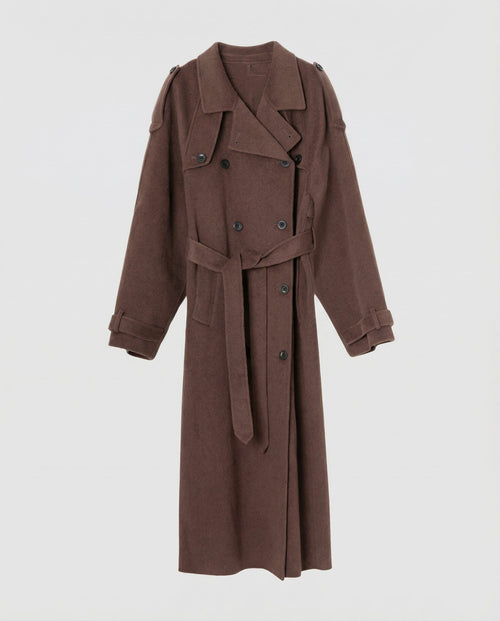 Comfortable Oversized Wool Coat Women