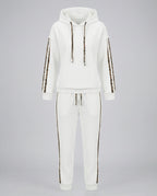 Zebra pattern women's tracksuit