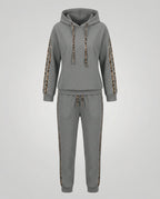 Zebra pattern women's tracksuit