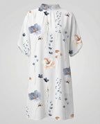 Elegant Batwing Sleeve Dress Women