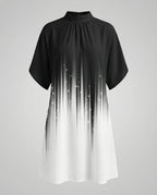Elegant Batwing Sleeve Dress Women