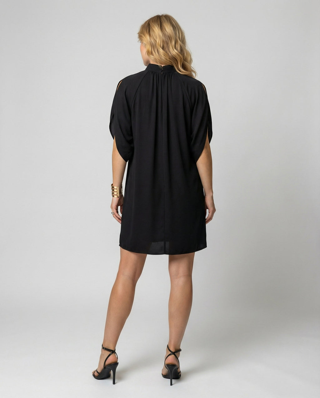 Elegant Batwing Sleeve Dress Women
