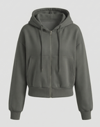 Oversize Sweatshirt Zipper