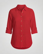 Elegant Ruffle Women's Shirt