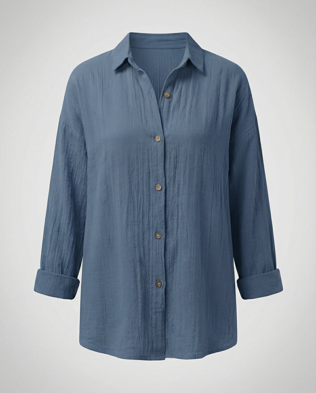 Elegant Ruffle Women's Shirt