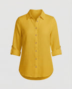 Elegant Ruffle Women's Shirt
