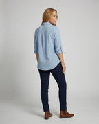 Elegant Ruffle Women's Shirt