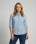 Elegant Ruffle Women's Shirt