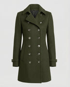 Elegant Warmer Wool Coat Women