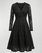 Elegant lace dress women