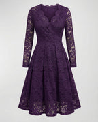 Elegant lace dress women