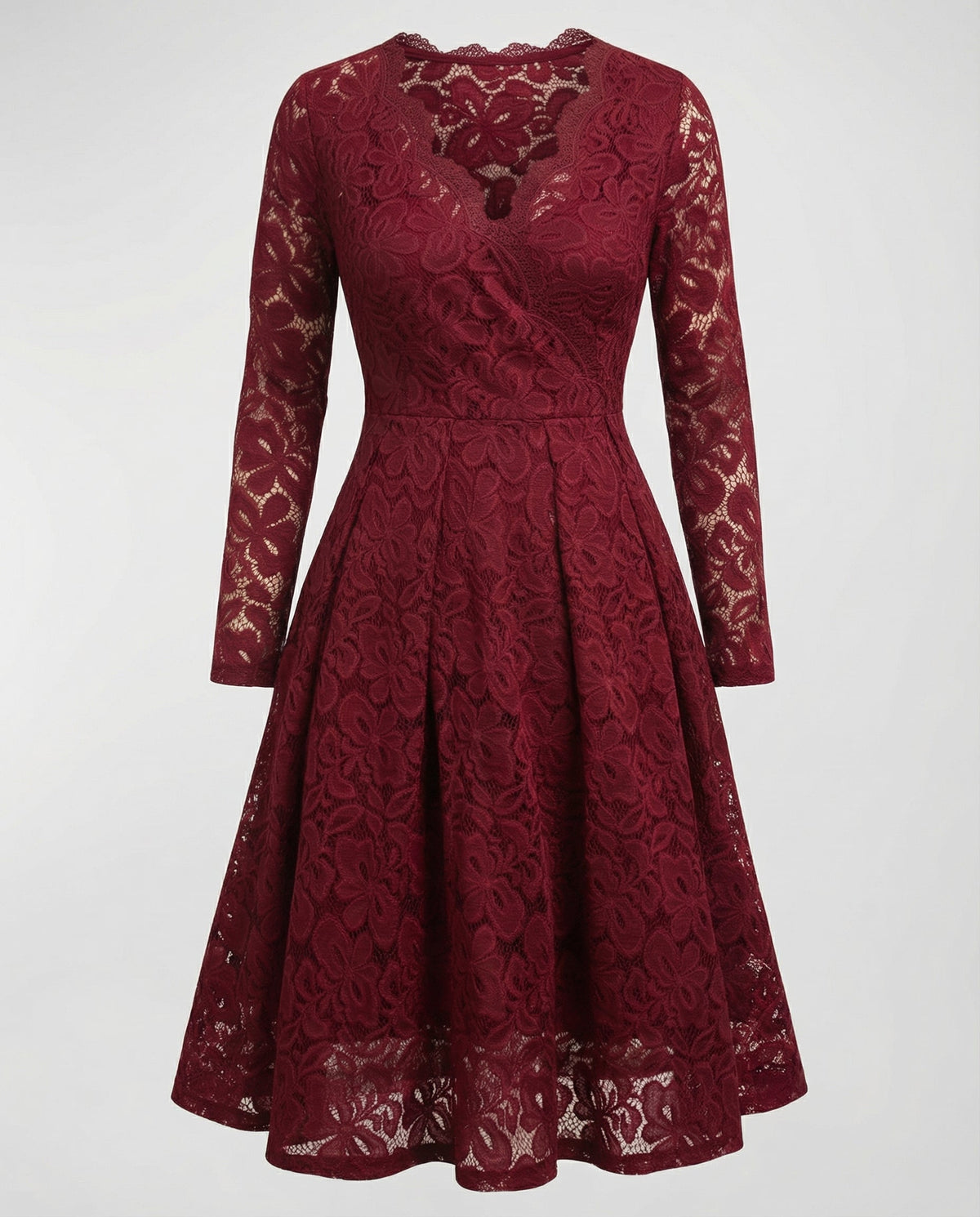 Elegant lace dress women
