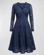 Elegant lace dress women