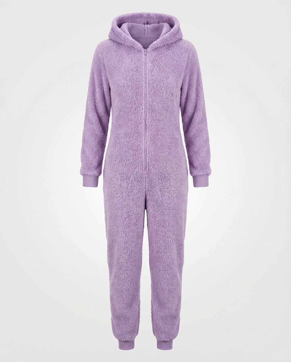 Women Teddy Fleece Overall Hood